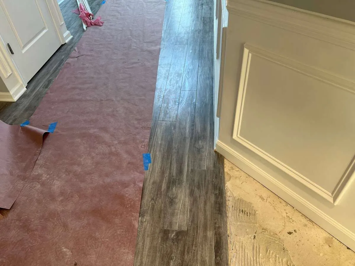 Completed marble shower restoration in Forest Park